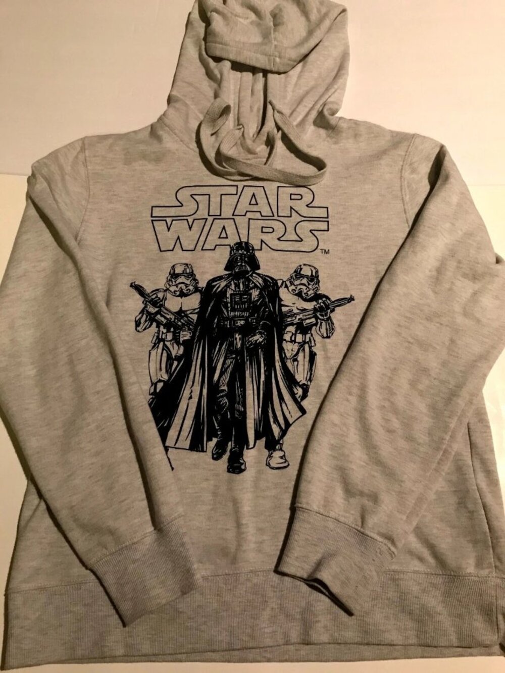 Disney Star Wars Darth Vader Medium Gray Hoodie